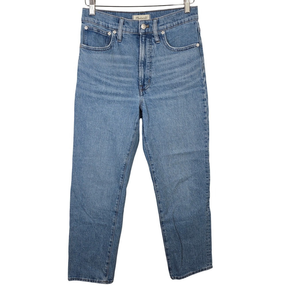 Madewell The Perfect Vintage Straight Jean‎ High Rise Blue Denim Size 27